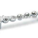 Crystal Drawer Pull Handle in Chrome Plated