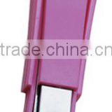 Pink color nail clipper with holder