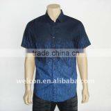 Men's Fashion Casual 100% Cotton Short Sleeve Style Printed Shirt thumbnail-1