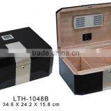 Cigar Humidor Cedar Wood Box thumbnail-1