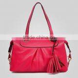 Custom Royal Women Leather Extra Large Tote Bag With Zipper Pocket thumbnail-5