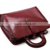 2015 Latest Fashion Casual Wine Red Leather Handbags Sale thumbnail-2