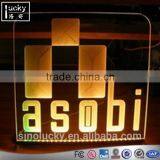 RGB Colorful Acrylic Massage or Company Logo Display Stand