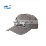 ERKE Classic 6 Panel Low Profile Cotton Twill Cap Snapback Baseball Cap With Strap With Antique Brass Buckle thumbnail-3