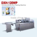 Automatic carton box packing machine for health supplement bottles