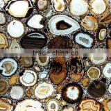 Agate Gemstone Table Top , Indian Agate Table Top
