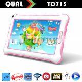 2014 New! 7 Inch Education Kids Tablet pc With Allwinner A23 or Rockchip 3026 Dual Core Two Camera 800*480 Display T