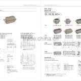 HEE-010-Male/Female ,Han Heavy Duty Industrial Connector ,similar Harting Insert thumbnail-4