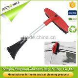 Rotate Ice Snow Brush With Scraper, Car Snow Removal Brush With PP ABS Aluminium Pole