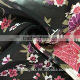 Japanese Style Vintage Flower Print Chiffon Fabric for Women Dress Sandal thumbnail-6