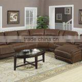 Corner Genuine Leather Sofa Set Modern Brown Sofas and L Shaped Sofa Cover thumbnail-5