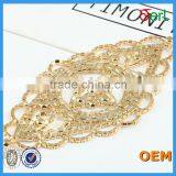 2016 Hot Sale Bling Bling Decorative Lace Rhinestone Crystal Trim for Wedding Decoration thumbnail-6
