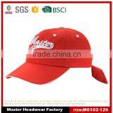 100% Polyester Sports Cap With 3D Embroidery and Rhinestone