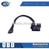 OBD Female to Housing OBD to Wire Harness Car Diagnostic Cable
