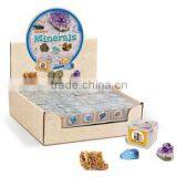 Minerals in Magnifying Box, 36 Asstd. 72pcs per Display