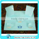 Square Countertop Plexiglass Bracelets Ring Cube Holder Acrylic Necklaces Display Stand Jewelry Display Block thumbnail-1