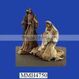 Unique Rare Polyresin Christmas Nativity Set thumbnail-1