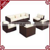 Modern Living Room Furniture 7-seat Design Rattan Weave American Sofa Set thumbnail-5