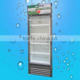 hot sale single glass door beverage cooler price, supermarket display showcase refrigerator