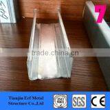Galvanized Steel c Lipped c Hannel Purlin thumbnail-2
