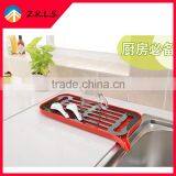 Kitchen Usage Bilayer Plastic Dish Rack For Dish Drying thumbnail-3