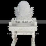 White Marble Wash Basin thumbnail-1