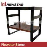 Newstar Hotel Inn Project Bathroom Wood Vanity Base thumbnail-5