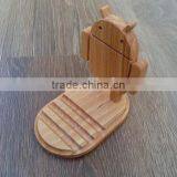 Wooden Phone Holder Android Robot thumbnail-2