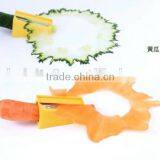 CY127 Creative Cucumber Mask Cutter Vegetable Fruit Slicer Cutter Grater thumbnail-2