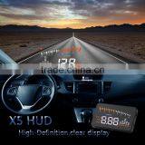 X5 Hud 3" Screen Hud Head Up Car HUD Display Black thumbnail-2