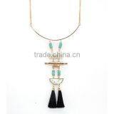 Cheap Turquoise Genuine Simple Gemstone Necklace Druze Tiny Crystals thumbnail-1