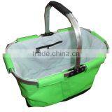 Green Small Shopping Basket thumbnail-1