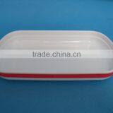 Rotable Large Plate,Two-tone Food Grade Inflight Plate thumbnail-1