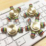 New Arrival OEM LED Metal Spinning Toys Alloy Hand Spinner Toys Fidget Spinner thumbnail-1