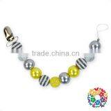 Unisex BPA Free Plastic Beads Pacifier Clip Many Style Baby Pacifier Clip thumbnail-2