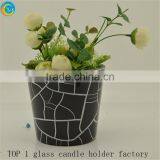 Embossed Decorative Glass Vases