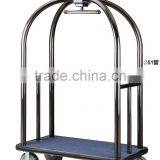 Black Color Stainless Steel Luggage Trolley D13-C thumbnail-1