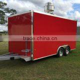 8'6" Wide x 16' Long Food Cart Concession Trailer For Sale thumbnail-2
