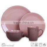 Solid Color Grey Color and White Color Tableware Set thumbnail-3