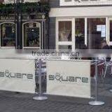 Windbreak Cafe Barrier/stainless Steel thumbnail-3