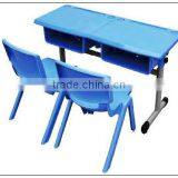 BEST SCHOOL FURNITURE SET/DOUBLE CHILDERN TABLE AND CHAIRS LT-2146D thumbnail-1