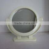 Small Pink Lovely Shape Plastic Mirror With White Colour thumbnail-1