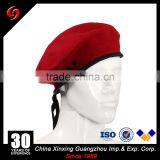 Military Custom Color Military Army Beret Caps Beret Hat for Sale thumbnail-4