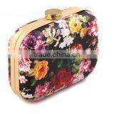 Flower Colorful Printed Party Bag Lady Fancy Clutch Bag thumbnail-5