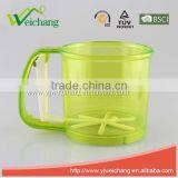 WCJ531 New Design Fashion Colorful Cake Baking Tools Colorful Plastic Commercial Flour Sifter thumbnail-2
