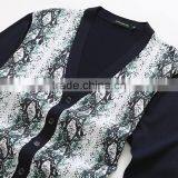 Fashion V Neck High Quality Cardigan Sweaters Wholesale thumbnail-3