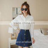 New Design Long Sleeve Leisure and Work Cotton Shirt for Ladies thumbnail-1