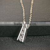 925 Sterling Silver Jewelry Necklace Tower Pendant Necklace for Women thumbnail-2