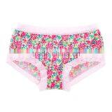 Factory Custom Cheapest Printing 95% Cotton 5% Spandex With Lace Sexy Fancy Woman Underwear thumbnail-1