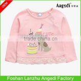 Kids Wear Toddler Girls Winter Printed Jumper Long Sleeve Thermal Top Graphic Printed t Shirt thumbnail-1